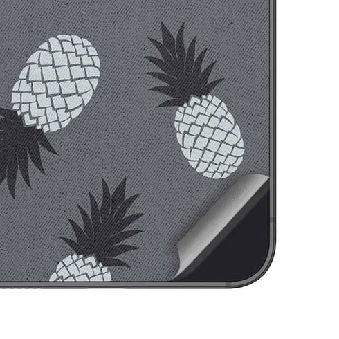 Black and White Pineapples Galaxy A14 5G Skin
